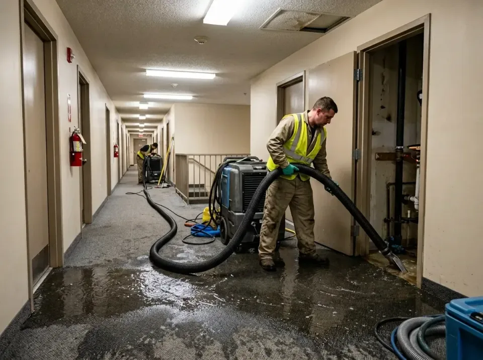 multi-unit-apartment-hallway-f-005 — frequently asked questions, Emergency Burst Pipe Water Extraction & Removal in Flandrea…